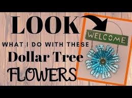110 Look What I Do With These Dollar Tree Flowers Awesome Diy Youtube Dollar Tree Flowers Dollar Store Diy Decorations Dollar Tree Diy Crafts