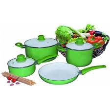 Encuentra la que mejor se adapte a tus necesidades, baterias de cocina de inducción entre la gama de utensilios y menaje del hogar, contamos con varias colecciones de baterías de cocina. Fama Cuori Juego De Bateria Follia Verde Ceramica