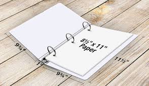 Binder Sizes A Guide To Standard Us 3 Ring Binder