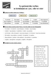 Dans la conversation de tous les jours on utilise plutôt le. Exercice Conjugaison Etude De La Langue Cm2 Cycle 3