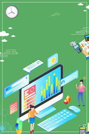 Accounting Training Promotion Admissions Promotion Poster Background Cartoon Technology Simple Green Background Background Image For Free Download