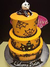 Halloween Baby Shower Cake Shower Cakes Baby Shower Cakes Halloween Baby Shower