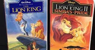 Walt Disney S The Lion King And The Lion King 2 Simba S Pride 2 Vhs Tapes Ebay Lion King Disney Specials Lion King Ii