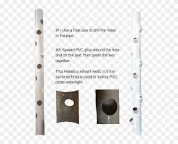 Gluing your project with pvc cement is permanent after about 2. Making Pvc Pipe Into Vertical Towers Make Hole In Pvc Pipe Clipart 3316738 Pikpng