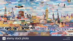 Collage Representing A Futuristic Cityscapestock Photo Photo Collage Collage Stock Photos