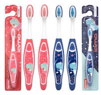 72 Escova De Dente Infantil Atacado Rosa Azul Dinossauro