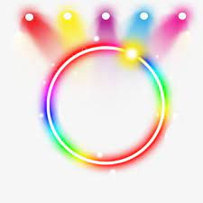 Neon Ring Light Effect Annular The Neon Lights Colour Png And Psd Neon Lighting Light Effect Neon