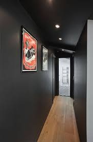 Maison Vanves Un Plain Pied De 170 M2 Remis A Neuf Ektor Studio Pinterest Hallway Designs Black Walls Foyer Decorating