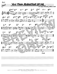 Otak kalkulator adalah ebook yang terdiri daripada 5 formula khas mengira oleh dr salbiah salleh dan cikgu mohd fadli salleh. You Took Advantage Of Me By Lorenz Hart Richard Rodgers Hal Leonard Prima Music