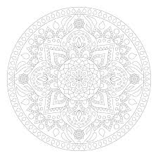 Carti de colorat pentru adulti. Set 30 Planse De Colorat Mandala Coloring Emag Ro