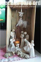 Mi Fiesta Creativa Usa Cajas De Madera Para Colocar Nacimientos O Belenes Ideas De Decoracion De Navidad Nacimientos De Navidad Belenes De Navidad