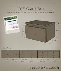The perfect card box makes for a lovely shower gift. Build A Diy Card Box Build Basic