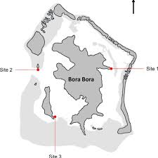 The best time to visit is may. Map Of Bora Bora Island Locations Of The Recording Sites Are Indicated Download Scientific Diagram