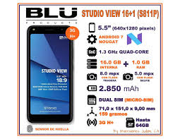 TELEFONO CELULAR BLU STUDIO VIEW 16+1 ...