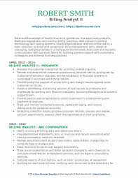 Senior financial analyst, financial analysis manager, financial reporting manager financial analyst salary and employment outlook. Billing Analyst Resume Samples Qwikresume