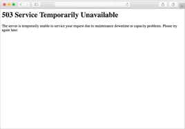 The service is unavailable. message. What Is A 503 Service Unavailable Error How To Fix It