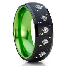 Black Ace Of Spades Ring Ace Of Spades Ring Poker Ring Blackjack Ring Casino Ring Joker Ring Joker Card Suit Ring Poker Wedding Ring Blac Ace Ring Black Wedding Rings Joker Card