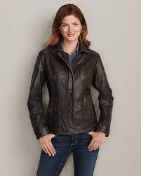 Leather Stine Jacket Eddie Bauer Leather Women Jackets Leather