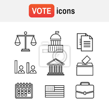 Free governance icons in various ui design styles for web and mobile. Governance Icon Wahl Abstimmungen Und Wahlen Lineare Symbole Fototapete Fototapeten Referendum Stimmzettel Polling Myloview De