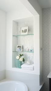 25 Amazing Wall Niche Ideas Glass Shelves In Bathroom Master Bathroom Update Modern Master Bathroom