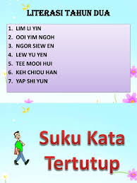 7.4 suku kata tertutup jawi; Suku Kata Tertutup