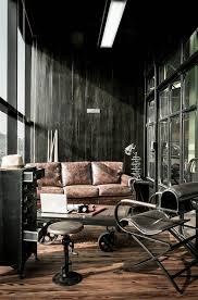Rustic Leather Interior Design Industrial Living Room Design Rustic Industrial Living Room Interior Design
