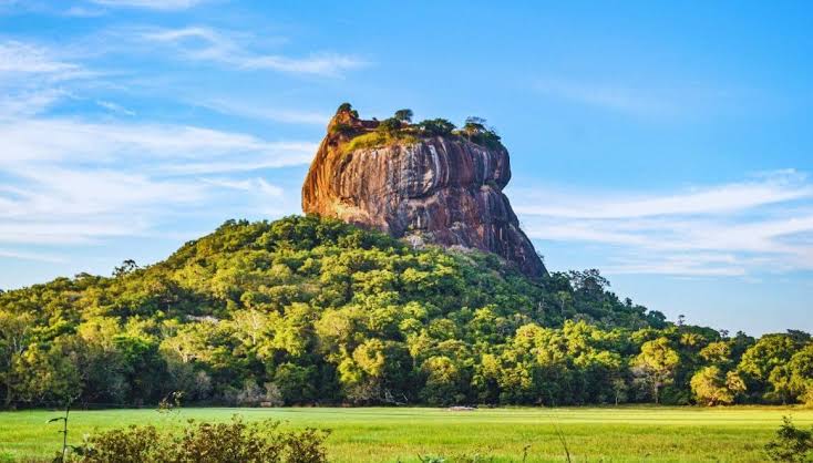 Sigiriya Rock Fortress UNESCO World Heritage ancient royal citadel granite monolith Sri Lanka