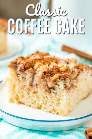 This cake uses basic ingredients and only needs 45 minutes to bake. Classic Coffee Cake 10 Min Prep Spend With Pennies