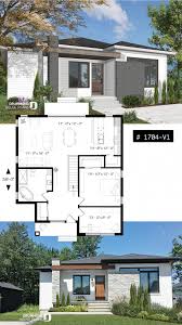Modern Rustic Farmhouse House Plan 9 Ceiling Open Concept Kitchen With Pantry Laundry In Daylight Base Rustic House Plans Basement House Plans House Plans