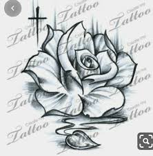 Pin By De Corazon On Rose Rose Drawing Tattoo Tattoo Drawings Tattoo Art Drawings