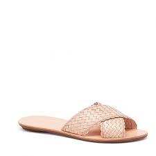 Loeffler Randall Claudie Slide Wheat Shoes Sandals