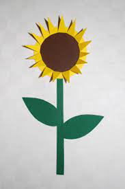 Drucken sie unsere bastelvorlage aus. Sonnenblume Basteln Kinderspiele Welt De