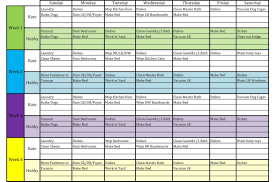 downloadable family chore chart template make a chore