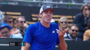 The towering american, who turns 24 this. Reilly Opelka Slams Five Consecutive Aces To Win Set Basel 2019 Youtube