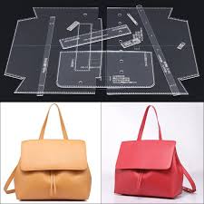 Tek Omuz Satchel Canta Canta Desen Diy El Yapimi Deri Deri Dayanikli Akrilik Kalip 29x24x9 Cm Deri Cuzdan Canta Satchel
