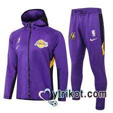 Последние твиты от los angeles lakers (@lakers). Nba Trainingsanzug Mit Kappe Los Angeles Lakers Lila 20 21 Kis