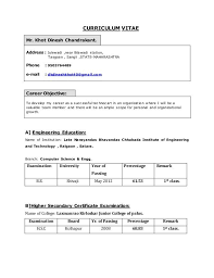 It's highly important to underline your previous responsibilities and achievements, while making sure you. 0 1 Year Experience Resume Format Experience Format Resume Resumeformat Sample Resume Format Resume Format Resume Software