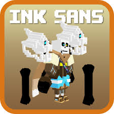 It uses old system of gaster blaster and it's spamable. Ink Sans Mod For Mcpe Apps On Google Play