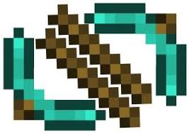How To Make Minecraft Diamond Sword And Diamond Pickaxe Minecraft Diamond Sword Minecraft Sword Minecraft Printables