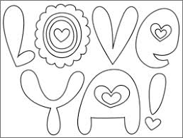 Valentine's day elephant colouring page. Free Printable Valentine S Day Coloring Pages Hallmark Ideas Inspiration