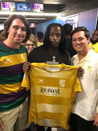 July 23 at 11:53 am · dear nola gold supporters, thank you to everyone who supported us this season, whether at our amazing home, the gold mine on airline, or from afar. Alvin Kamara Jersey Presentation Nola Gold Rugby