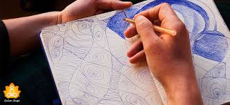 A string can be any shape. Let Zentangle Take All Your Worries Away Your Zentangle Guide