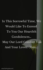 May our lord bless and comfort you and your family during this time of grief. 33 Condolence Messages On Death Of Father Urban Family Talk