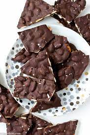 Toasted Almond Chocolate Bark Only 3 Ingredients Recipe Healthy Chocolate Recipes Paleo Recipes Dessert Chocolate Bark