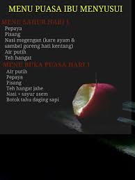 Menu buka puasa ibu hamil kali ini jauh lebih sehat karena mengandung kombinasi 2 jenis protein, yaitu protein hewani dan nabati sekaligus, sehingga mampu menambah energi pada ibu hamil. Menu Sahur Dan Buka Puasa Untuk Ibu Menyusui Masakan Mama Mudah