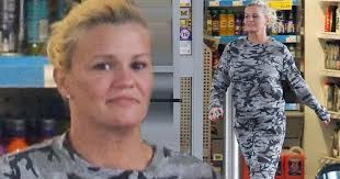 Kerry Katona pictured after airport drama, as star dresses down in a onesie  and Uggs