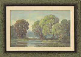 Clyde Leon Keller (1872-1962) American, Landscape Oil