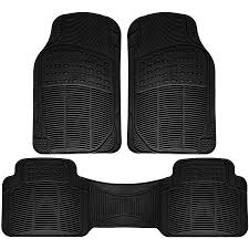 Oxgord Car Floor Mats Premium Ridged Rubber Heavy Duty Full Set Universal Fit 3 Piece Walmart Com Best Car Floor Mats Rubber Floor Mats Car Floor Mats