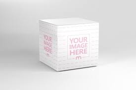 Download Square Cardboard Box Mockup Generator Mediamodifier Mockup Design Box Mockup Packaging Mockup