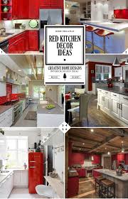 red kitchen decor ideas and designs